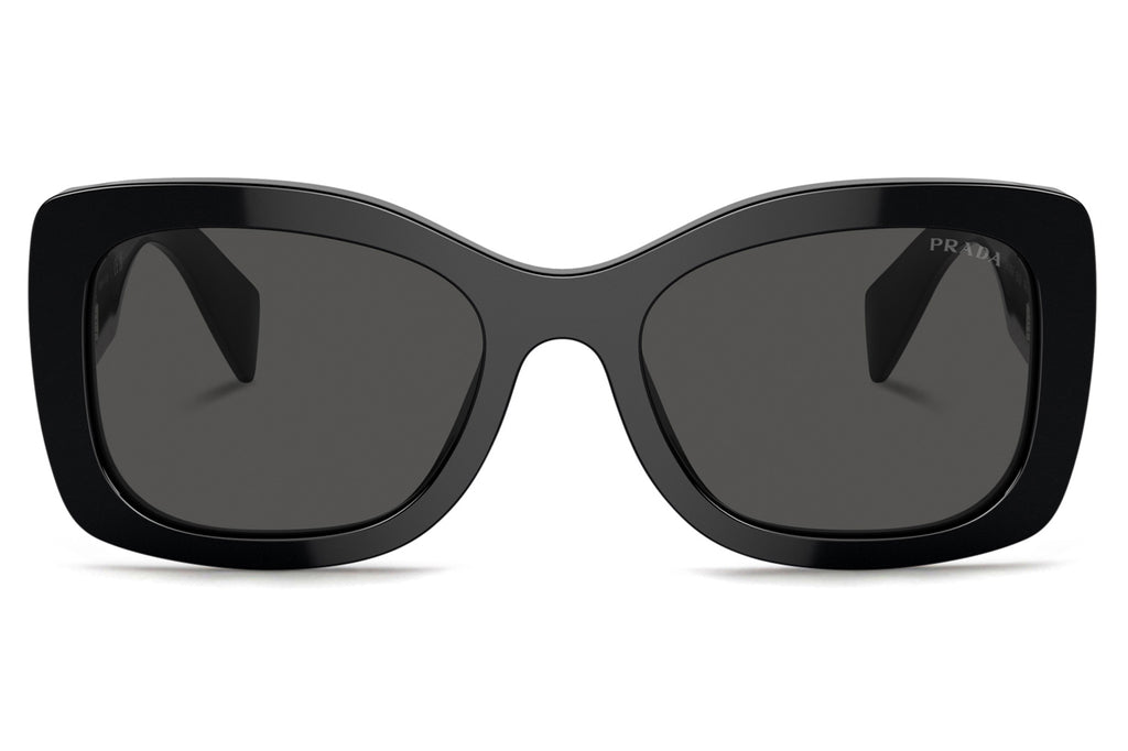 Prada - PR A08SF Sunglasses Black with Dark Grey Lenses (1AB5S0)