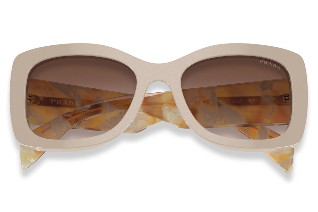 Prada - PR A08S Sunglasses Desert with Brown Gradient Lenses (11O6S1)