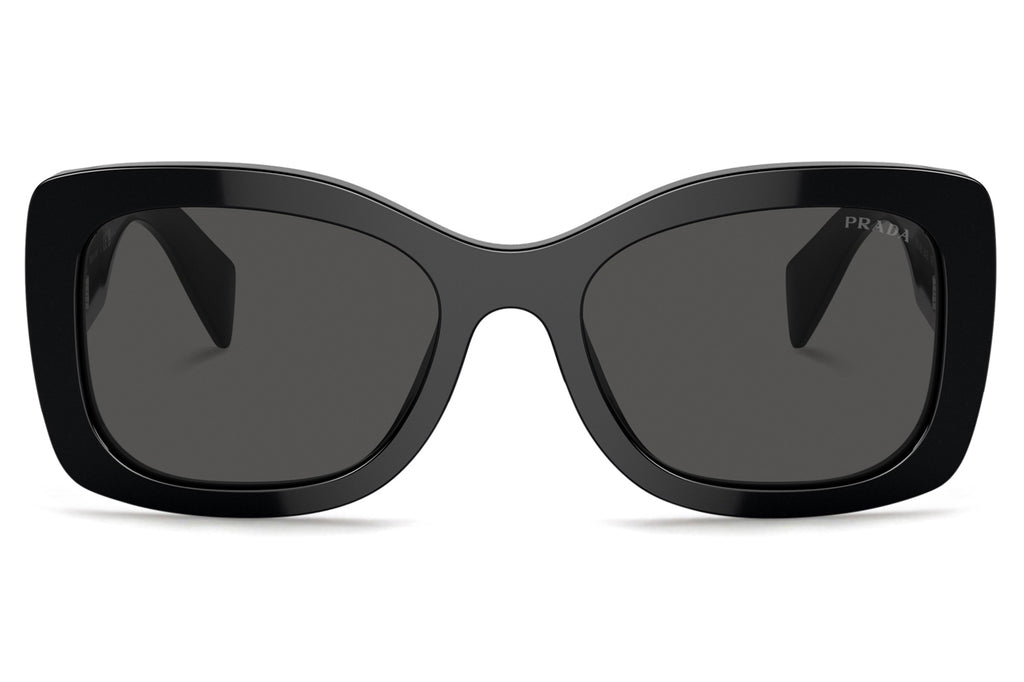 Prada - PR A08S Sunglasses Black with Dark Grey Lenses (1AB5S0)