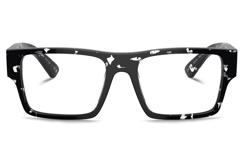 Prada -PR A08VF (Low Bridge Fit) Eyeglasses Black Crystal Tortoise (15O1O1)