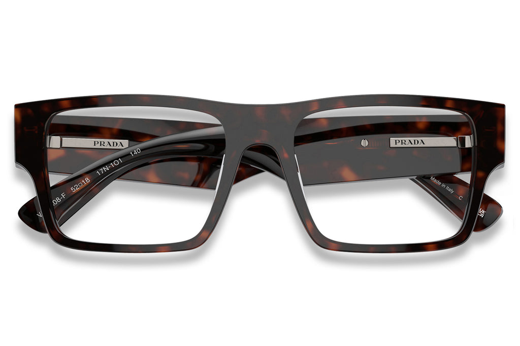 Prada -PR A08VF (Low Bridge Fit) Eyeglasses Root Tortoise (17N1O1)