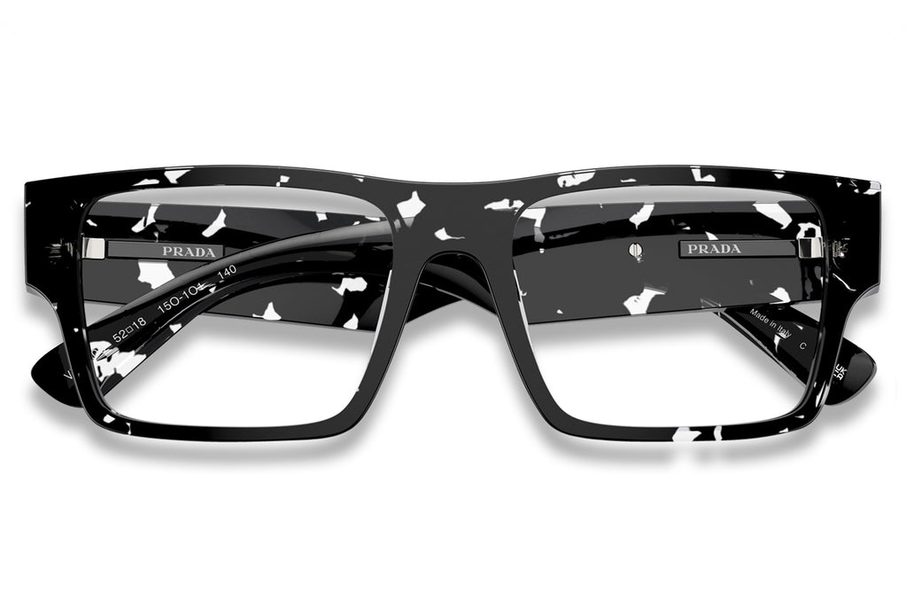 Prada - PR A08V Eyeglasses Black Crystal Tortoise (15O1O1)