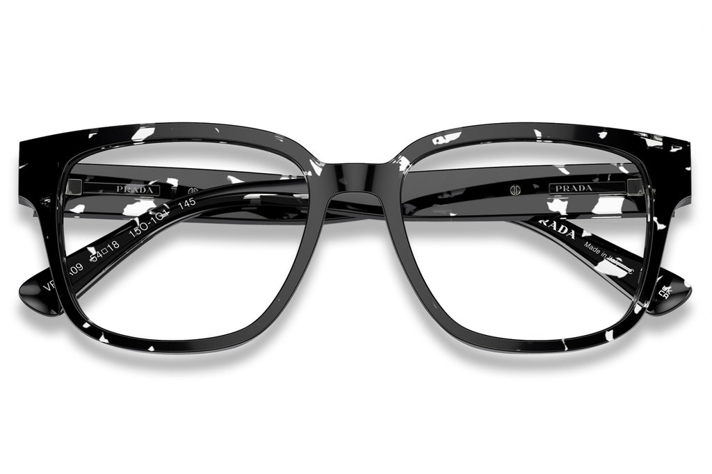 Prada - PR A09V Eyeglasses Black Crystal Tortoise (15O1O1)