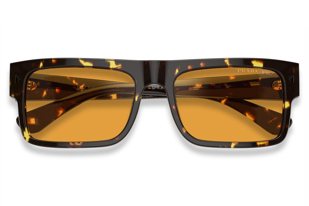 Prada - PR A10SF Sunglasses Black Yellow Havana with Yellow Lenses (16O20C)