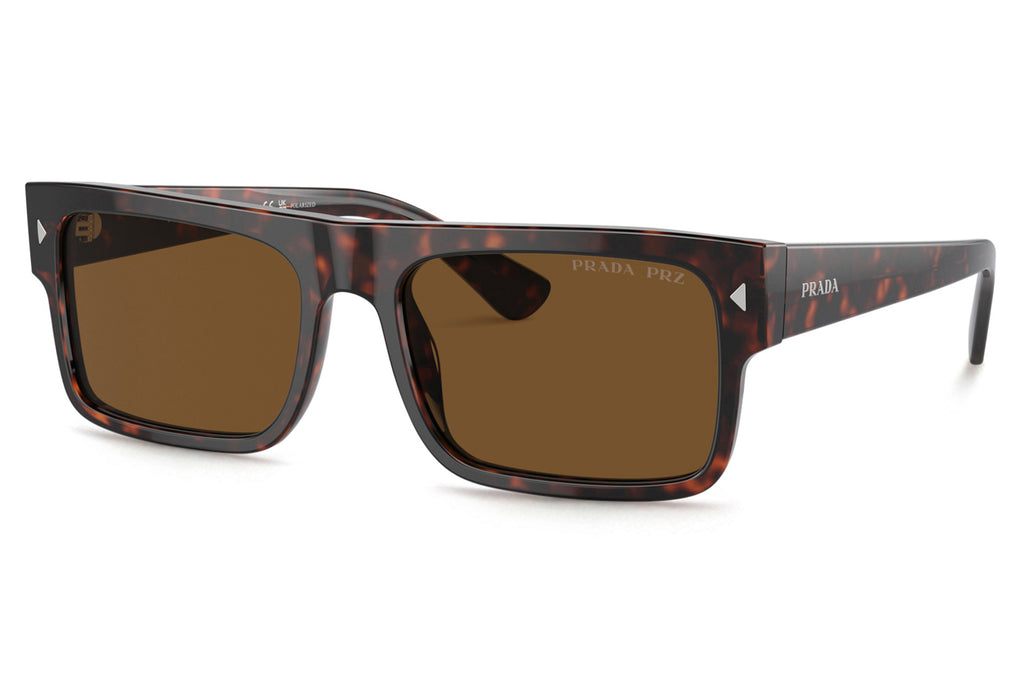 Prada - PR A10SF Sunglasses Havana with Brown Polar Lenses (17N01D)