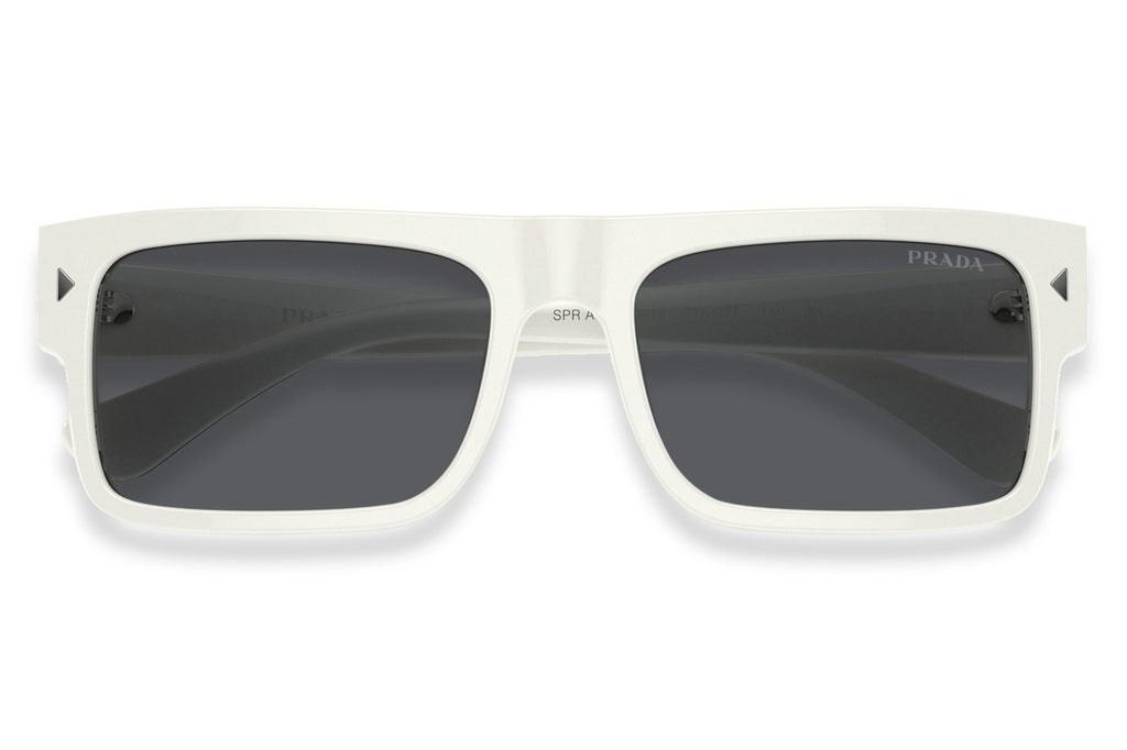 Prada - PR A10S Sunglasses White with Blue Vintage Lenses (17K07T)