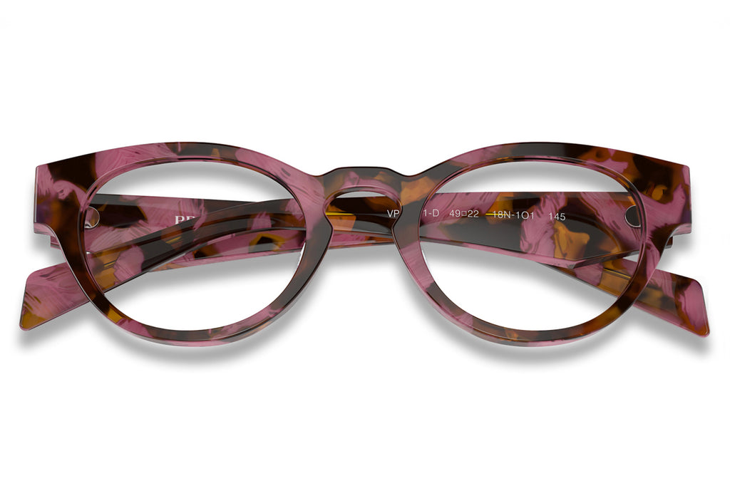 Prada - PR A11VD (Low Bridge Fit) Eyeglasses Cognac Begonia Tortoise (18N1O1)