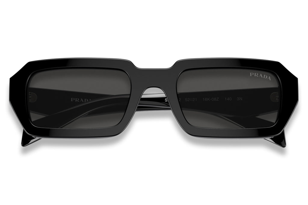 Prada - PR A12S Sunglasses Black with Dark Grey Lenses (16K08Z)