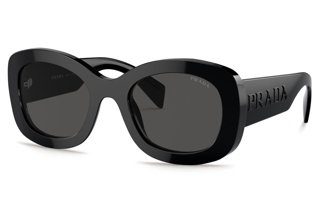 Prada - PR A13S Sunglasses Black with Dark Grey Lenses (1AB5S0)
