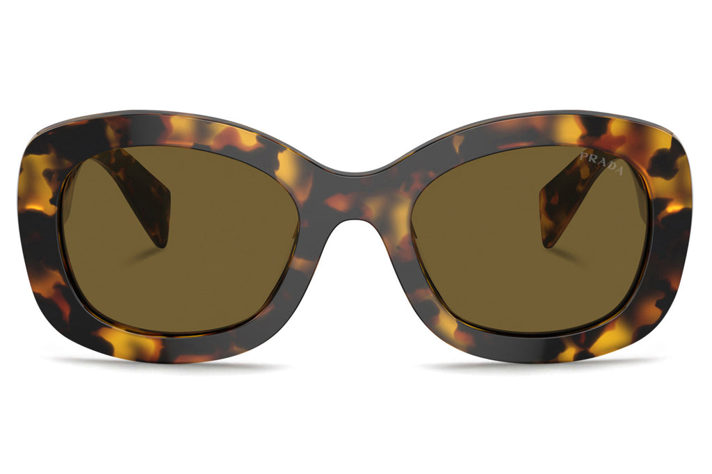 Prada - PR A13S Sunglasses Honey Tortoise with Dark Brown Lenses (VAU01T)