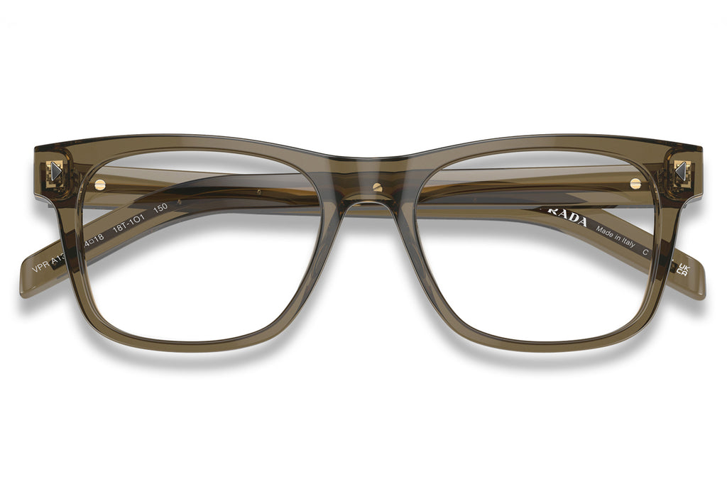 Prada - PR A13VF (Low Bridge Fit) Eyeglasses Transparent Earth (18T1O1)