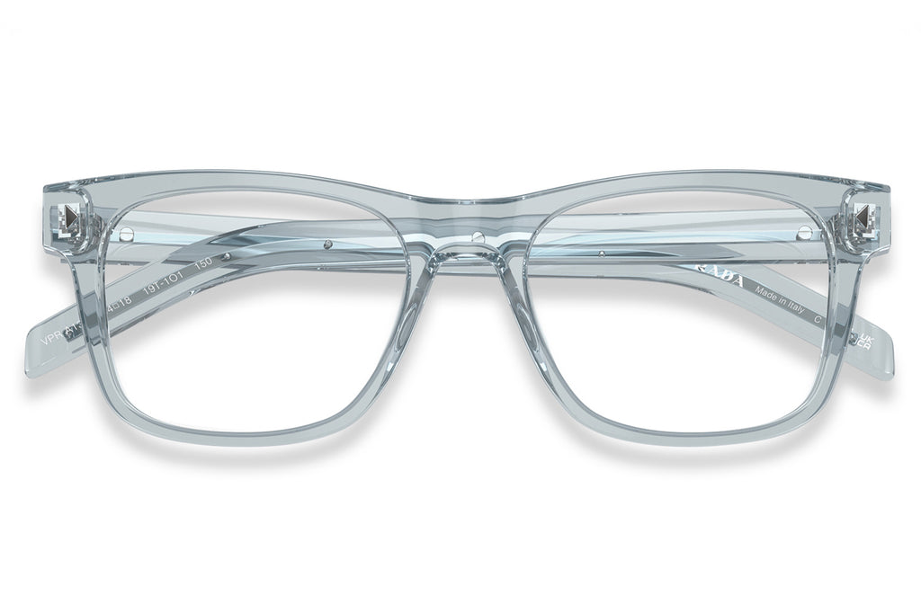 Prada - PR A13VF (Low Bridge Fit) Eyeglasses Transparent Azure (19T1O1)