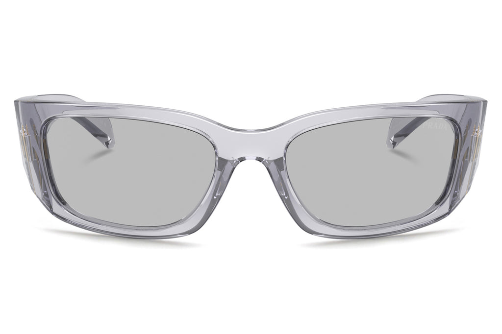 Prada -PR A14S Sunglasses Transparent Grey with Light Grey Lenses (12R30B)