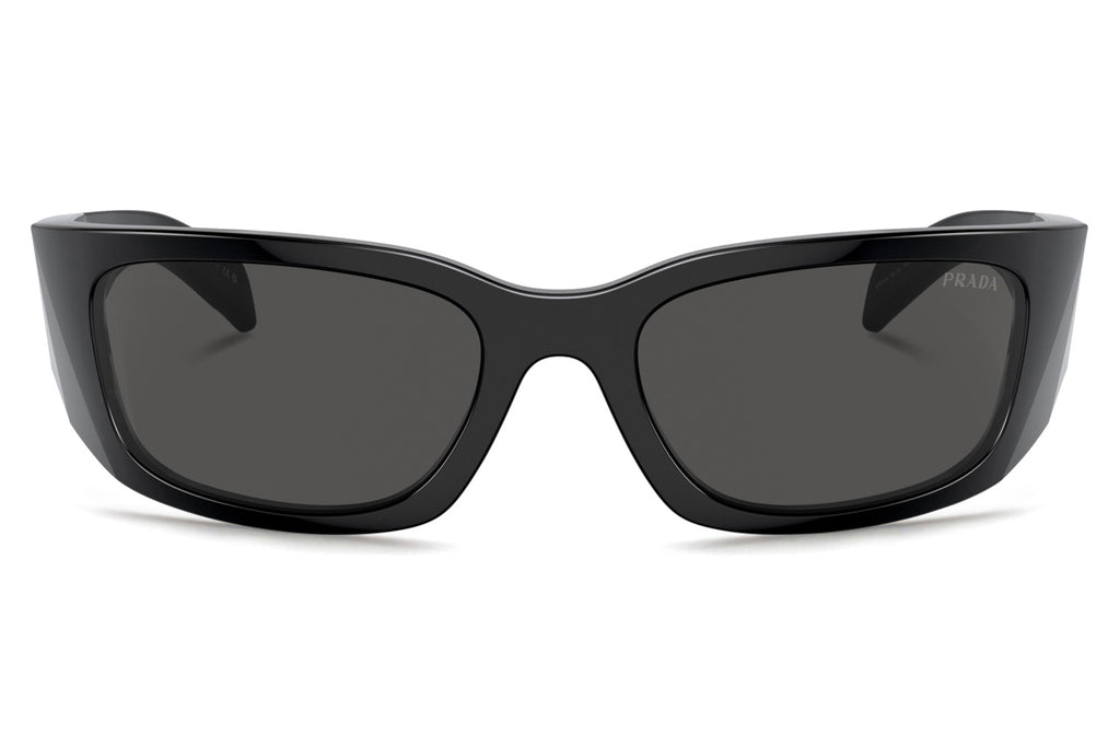 Prada -PR A14S Sunglasses Black with Dark Grey Lenses (1AB5S0)