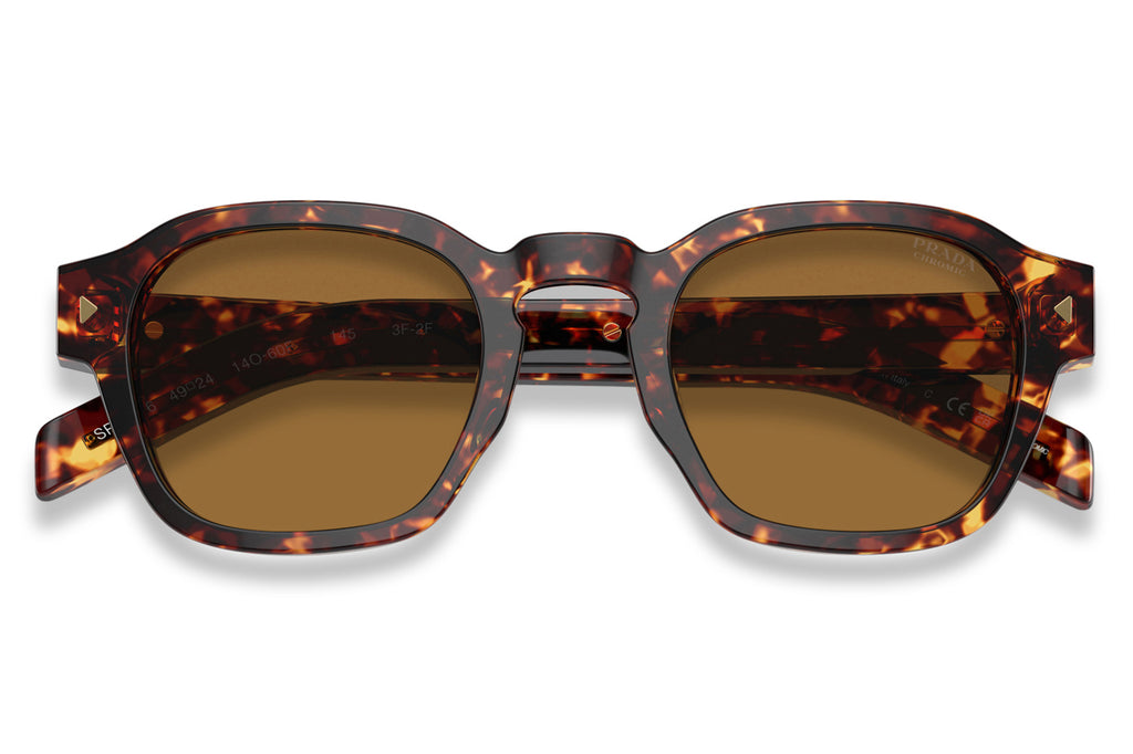Prada -PR A16S Sunglasses Magma Tortoise with Light Brown Photochromic Lenses (14O60F)