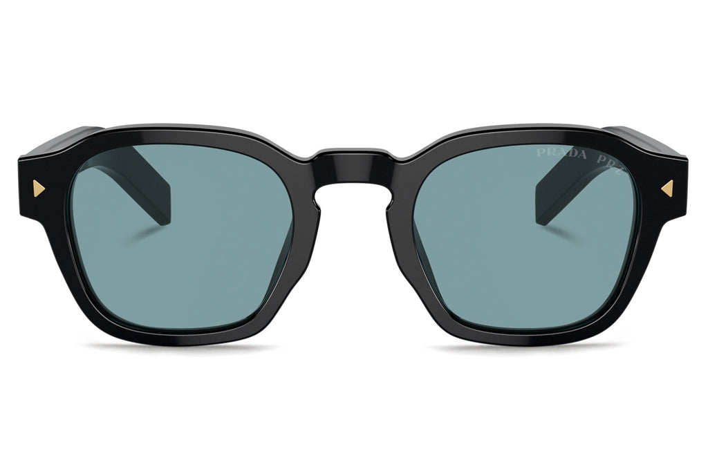 Prada -PR A16S Sunglasses Black with Green Polar Lenses (16K04D)