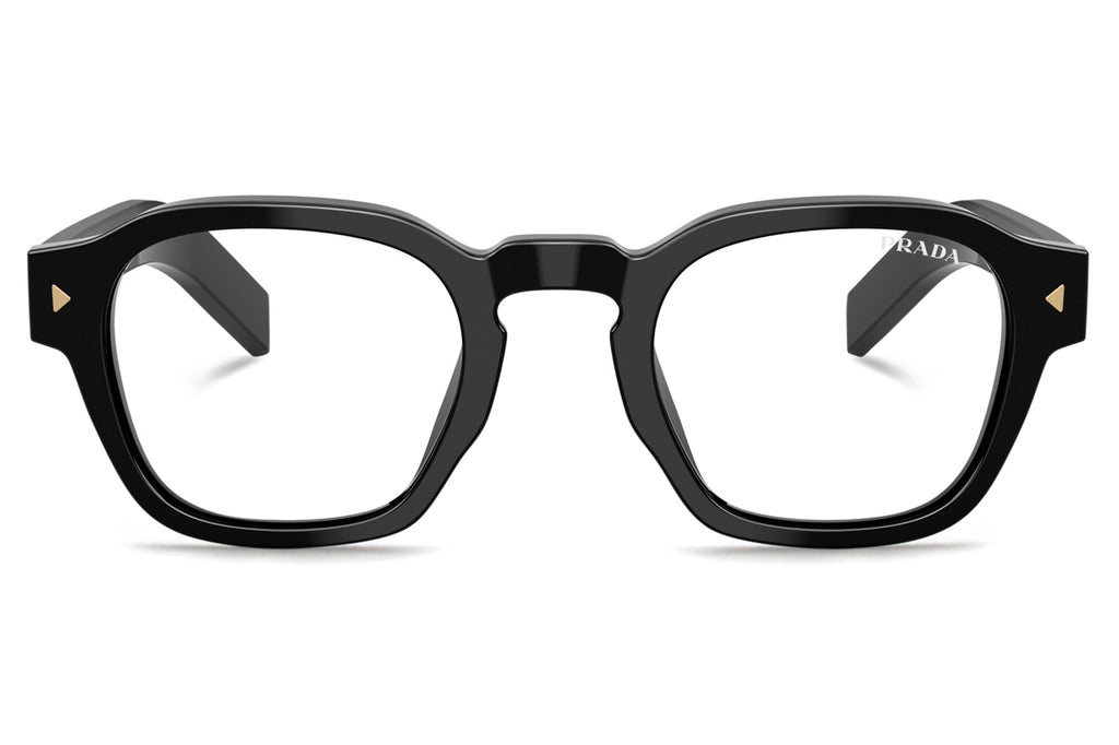 Prada -PR A16S Sunglasses Black with Clear Blue-Violet Light Filter Lenses (16K60K)