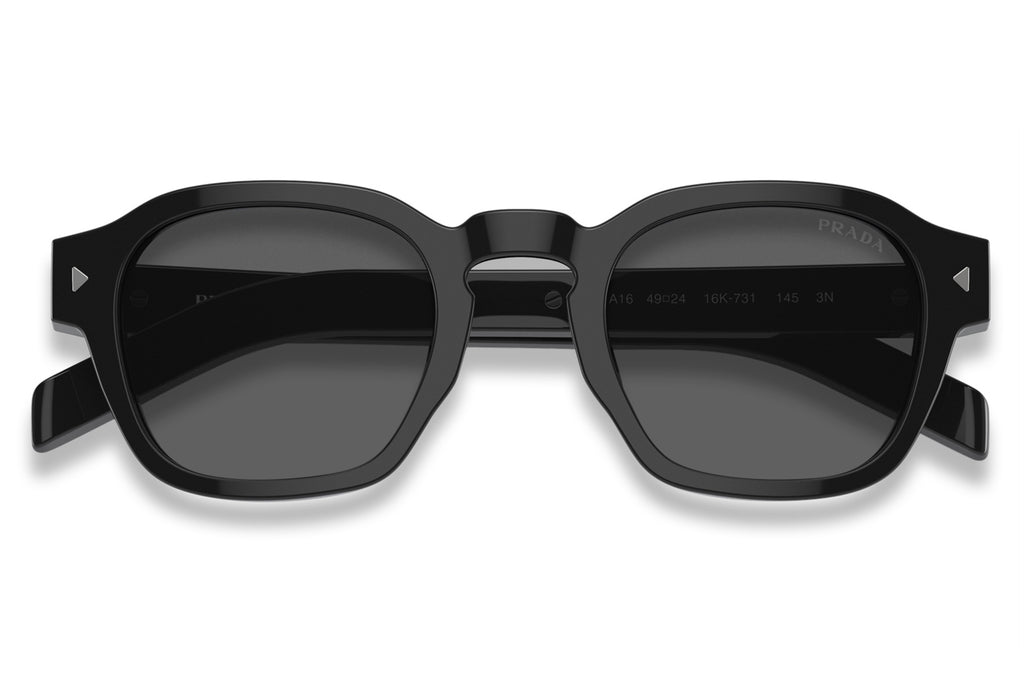 Prada -PR A16S Sunglasses Black with Dark Grey Lenses (16K731)