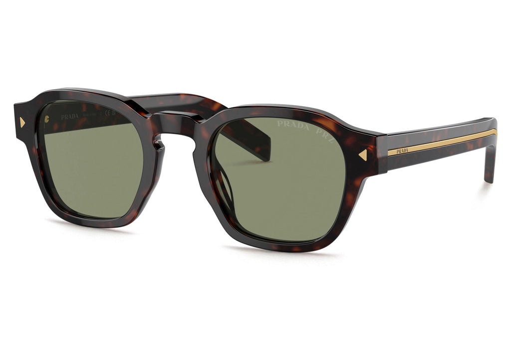 Prada -PR A16S Sunglasses Radica Tortoise with Green Polar Lenses (17N20G)