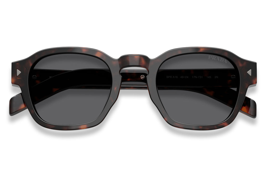Prada -PR A16S Sunglasses Root Tortoise with Dark Grey Lenses (17N731)