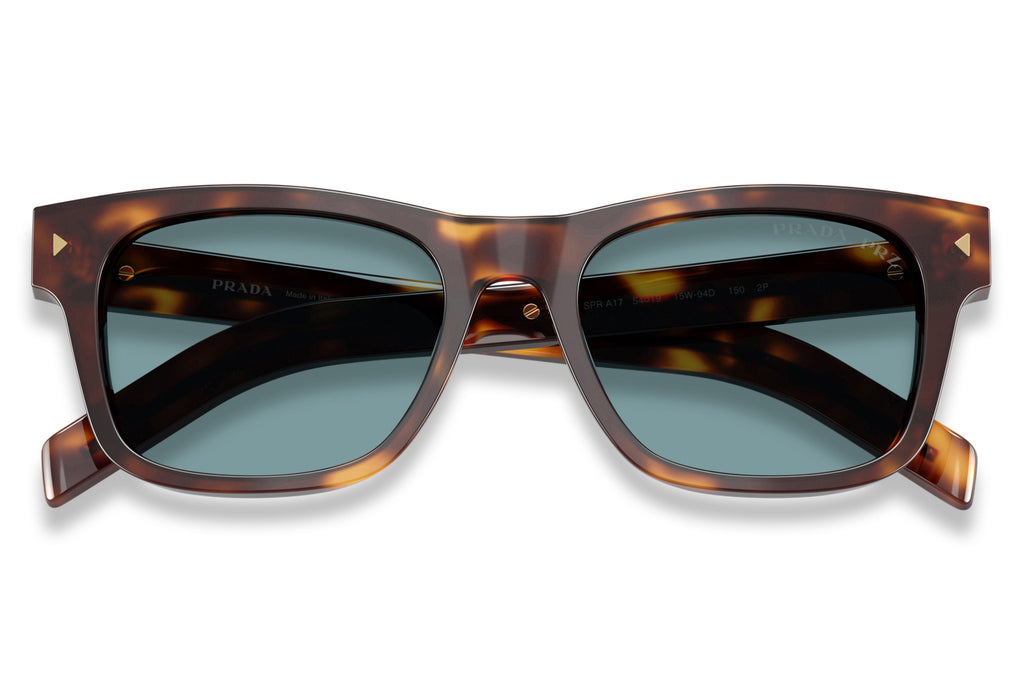 Prada - PR A17S Sunglasses Classic Tortoise with Green Polar Lenses (15W04D)