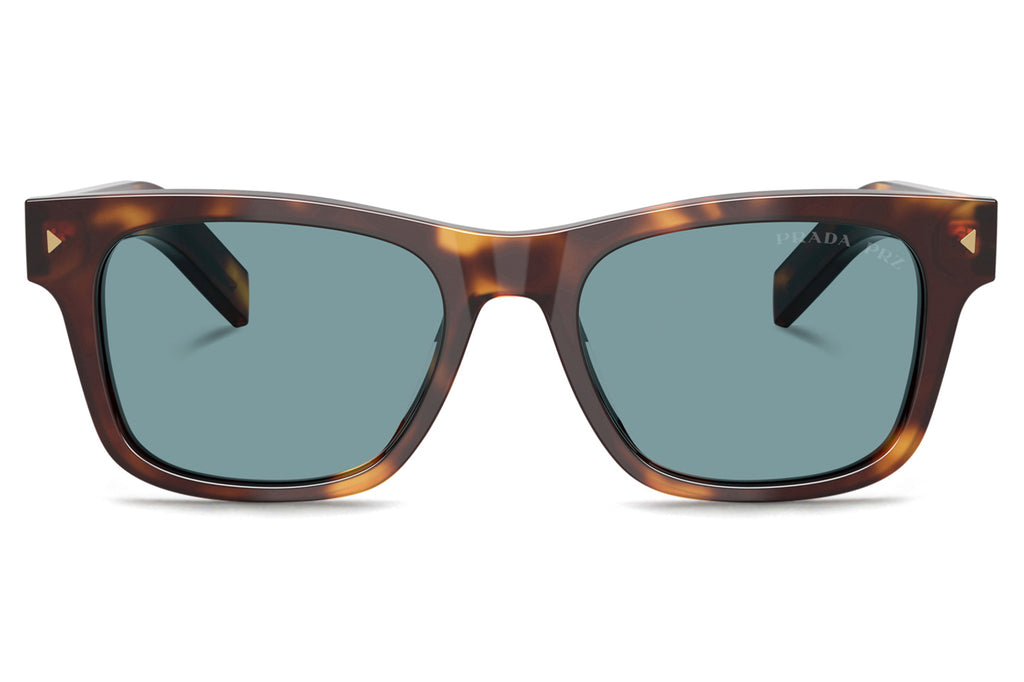 Prada - PR A17S Sunglasses Classic Tortoise with Green Polar Lenses (15W04D)