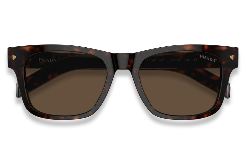 Prada - PR A17S Sunglasses Radica Tortoise with Dark Brown Lenses (17N70F)
