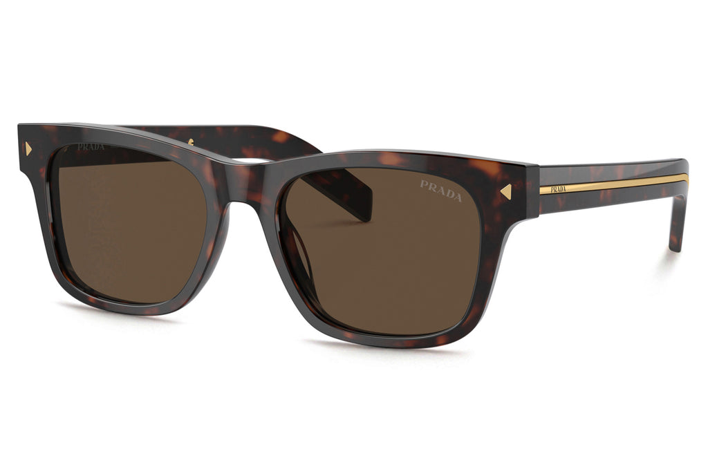 Prada - PR A17S Sunglasses Radica Tortoise with Dark Brown Lenses (17N70F)