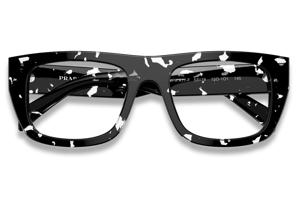 PR A17VF (Low Bridge Fit) Eyeglasses Black Crystal Tortoise (15O1O1)