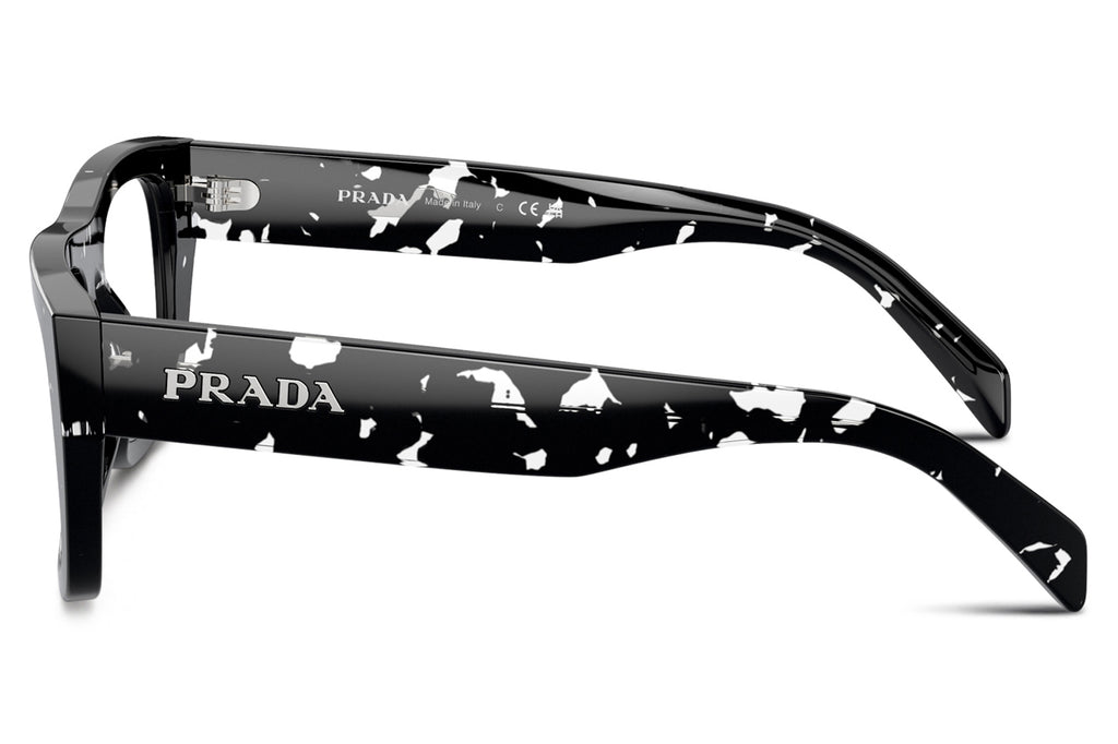 PR A17VF (Low Bridge Fit) Eyeglasses Black Crystal Tortoise (15O1O1)