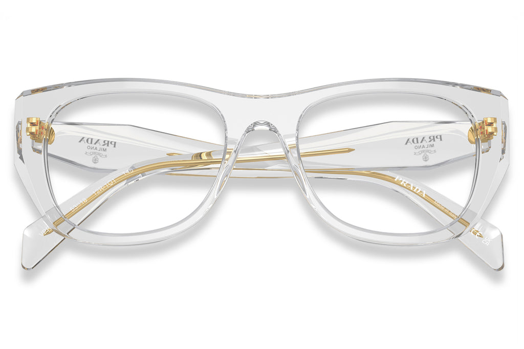 Prada - PR A18VF (Low Bridge Fit) Eyeglasses Transparent Grey (12R1O1)