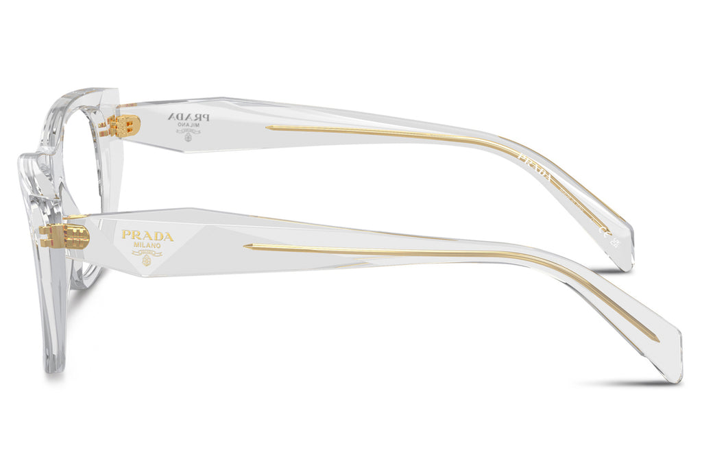 Prada - PR A18VF (Low Bridge Fit) Eyeglasses Transparent Grey (12R1O1)
