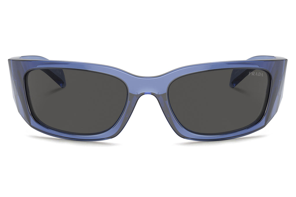 Prada - PR A19S Sunglasses Transparent Iris with Dark Grey Lenses (15R5S0)
