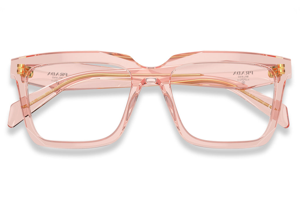 Prada - PR A19VF (Low Bridge Fit) Eyeglasses Transparent Peach (19Q1O1)