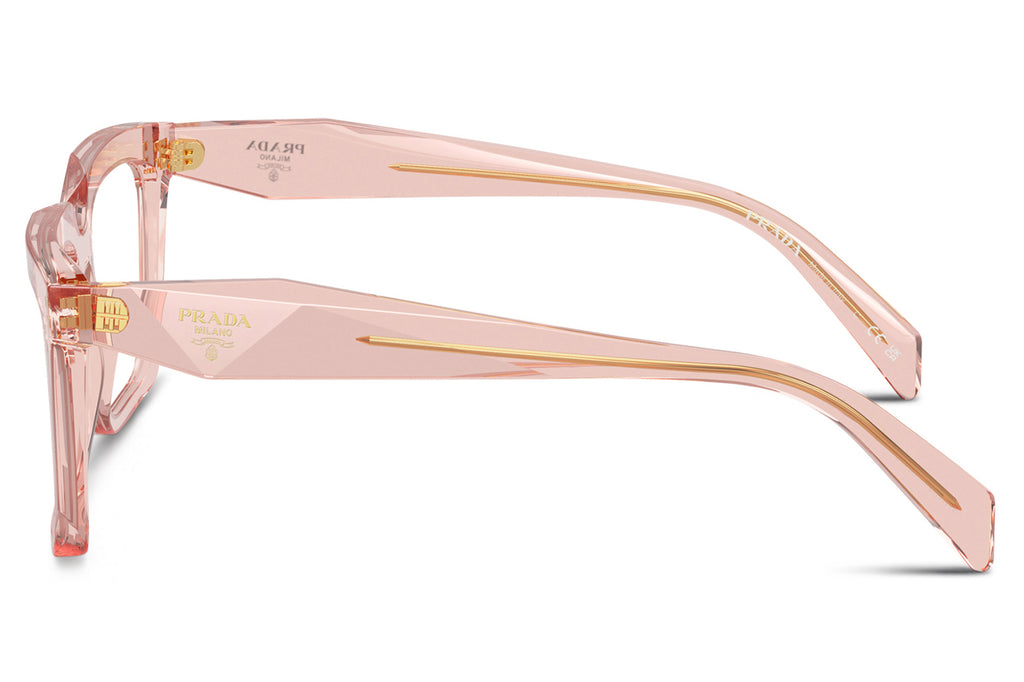 Prada - PR A19VF (Low Bridge Fit) Eyeglasses Transparent Peach (19Q1O1)