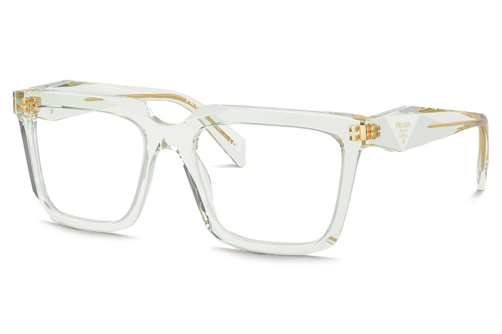Prada - PR A19V Eyeglasses Transparent Mint (14R1O1)