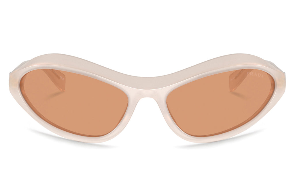 Prada - PR A20SF Sunglasses Opal Milk with Orange Lenses (12V07V)