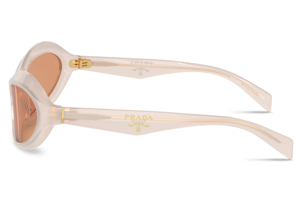Prada - PR A20SF Sunglasses Opal Milk with Orange Lenses (12V07V)