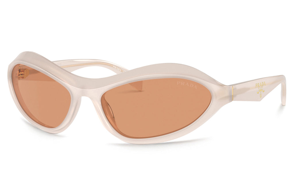 Prada - PR A20SF Sunglasses Opal Milk with Orange Lenses (12V07V)