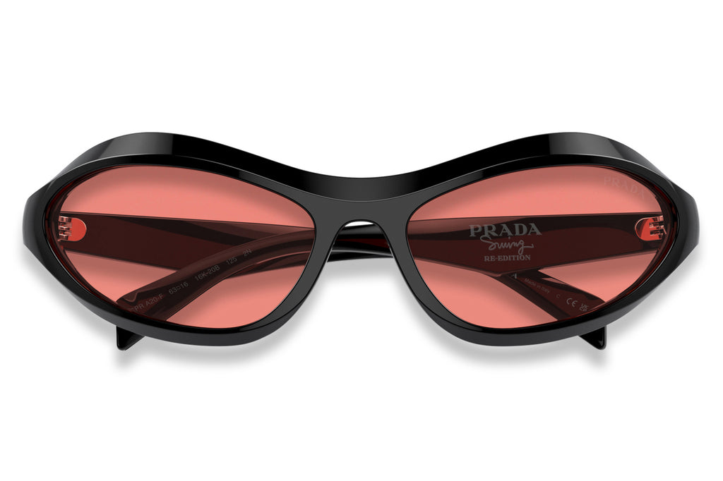 Prada - PR A20SF Sunglasses Black with Pink Lenses (16K20B)