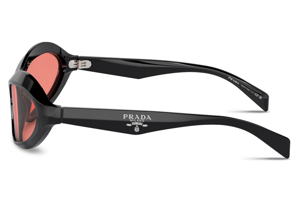 Prada - PR A20SF Sunglasses Black with Pink Lenses (16K20B)
