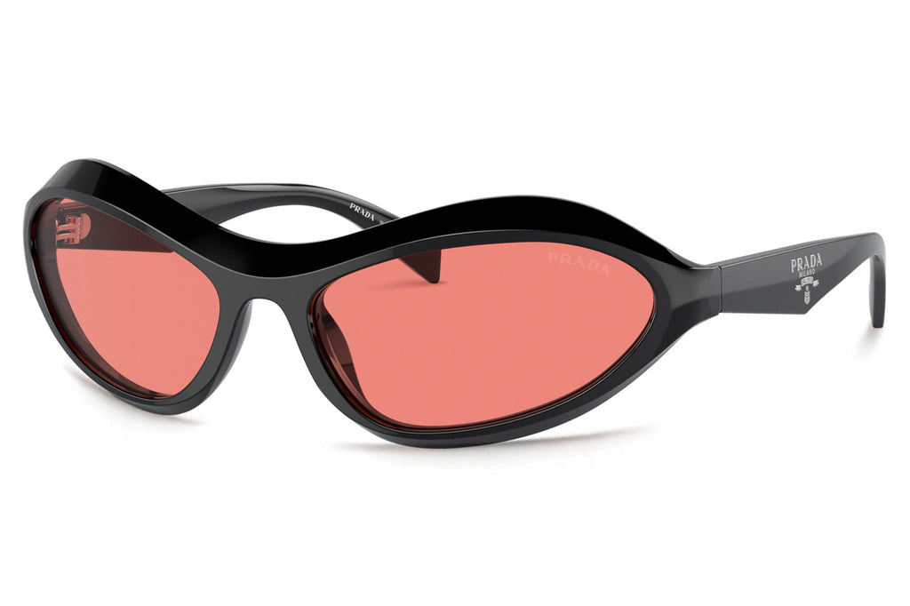 Prada - PR A20SF Sunglasses Black with Pink Lenses (16K20B)