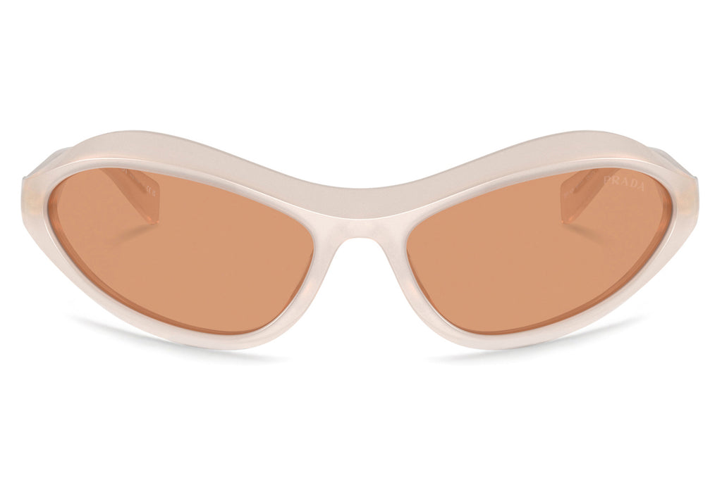Prada - PR A20S Sunglasses Opal Milk with Orange Lenses (12V07V)