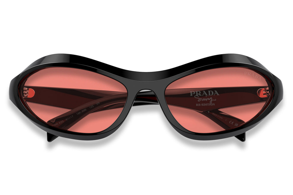 Prada - PR A20S Sunglasses Black with Pink Lenses (16K20B)