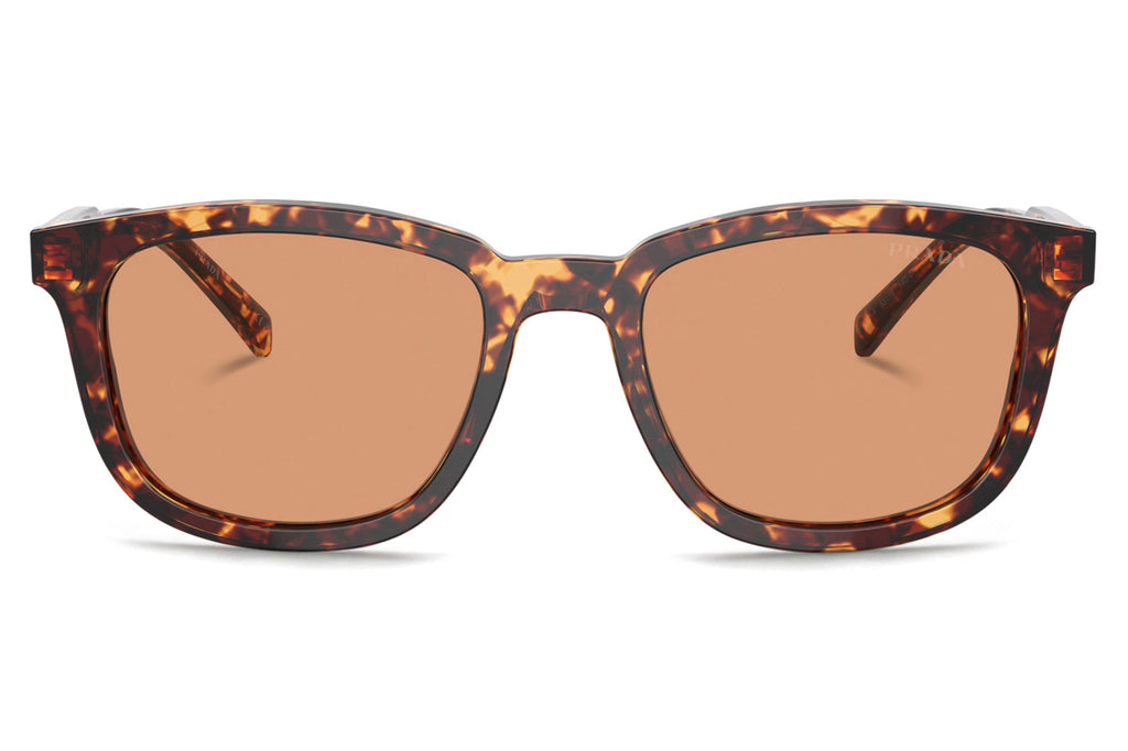 Prada - PR A21SF Sunglasses Magma Tortoise with Orange Lenses (14O07V)