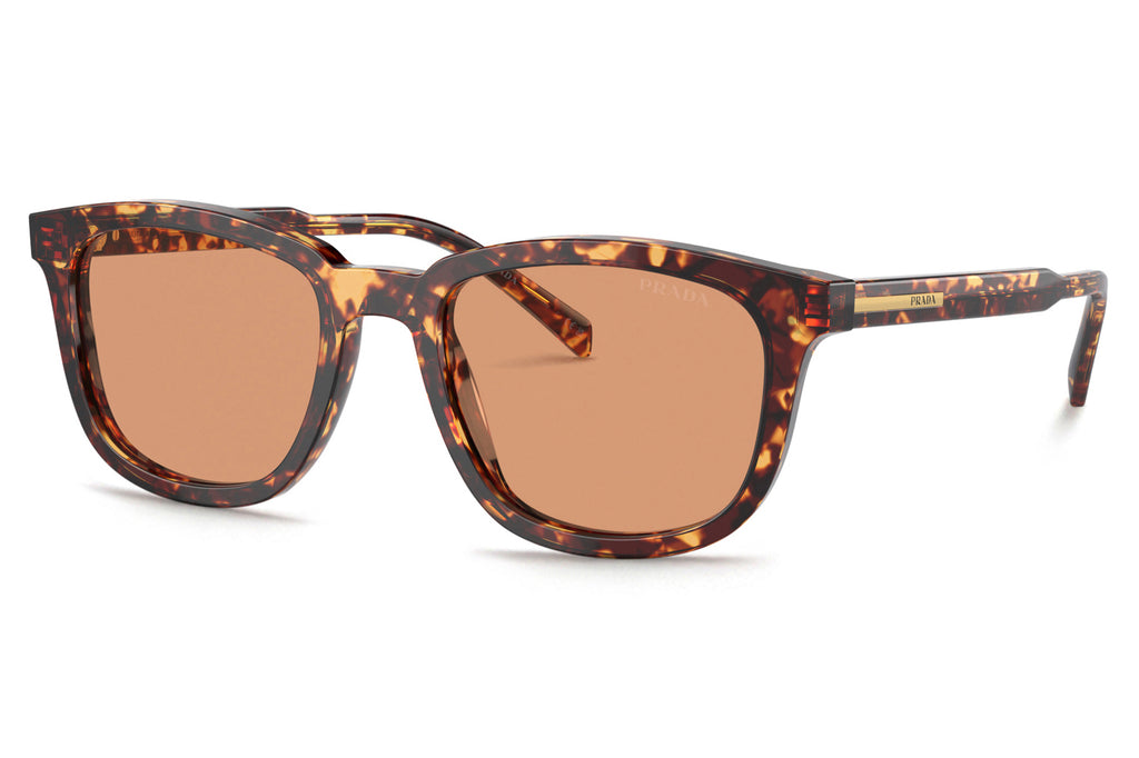 Prada - PR A21SF Sunglasses Magma Tortoise with Orange Lenses (14O07V)