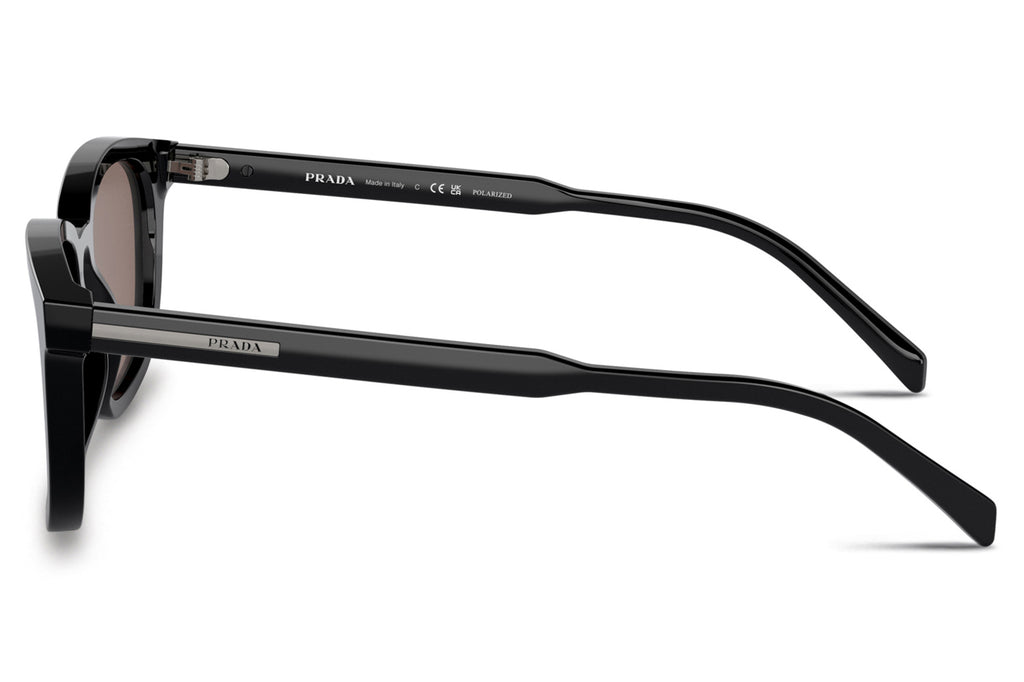 Prada - PR A21SF Sunglasses Black with Brown Polar Lenses (16K30H)