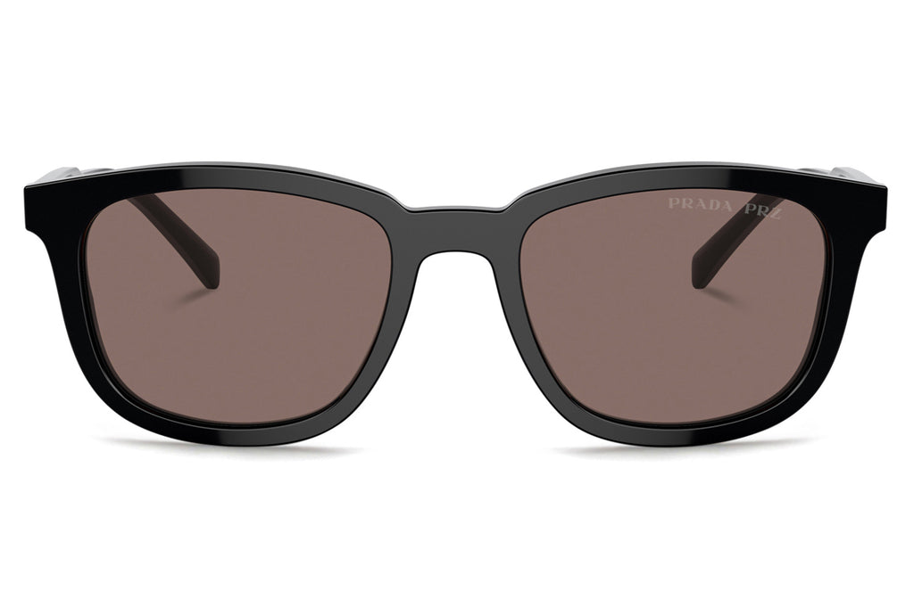 Prada - PR A21S Sunglasses Black with Brown Polar Lenses (16K30H)