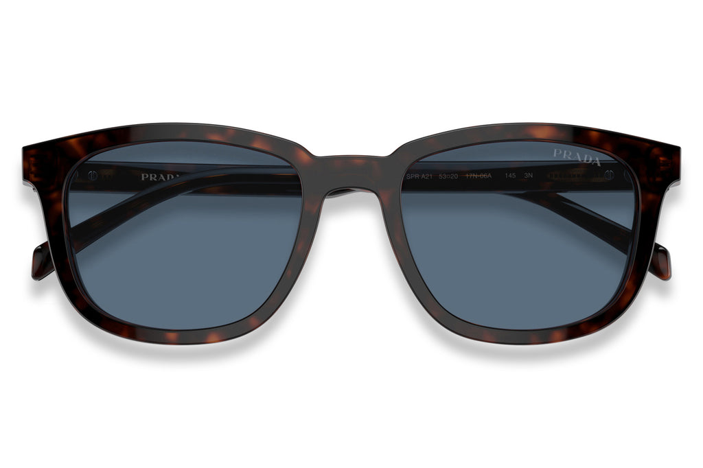 Prada - PR A21S Sunglasses Radica Tortoise with Dark Blue Lenses (17N06A)