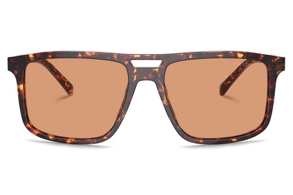 Prada - PR A22SF Sunglasses Magma Tortoise with Orange Lenses (14O07V)